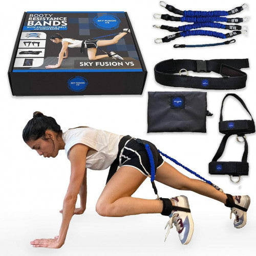 BANDAS DE RESISTENCIAIDEAL PARA ENTRENAMIENTO DE GLUTEOS PIERNAS AJUSTABLE